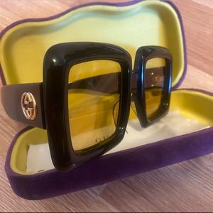 Gucci Eyewear, oversized square-frame sunglasses